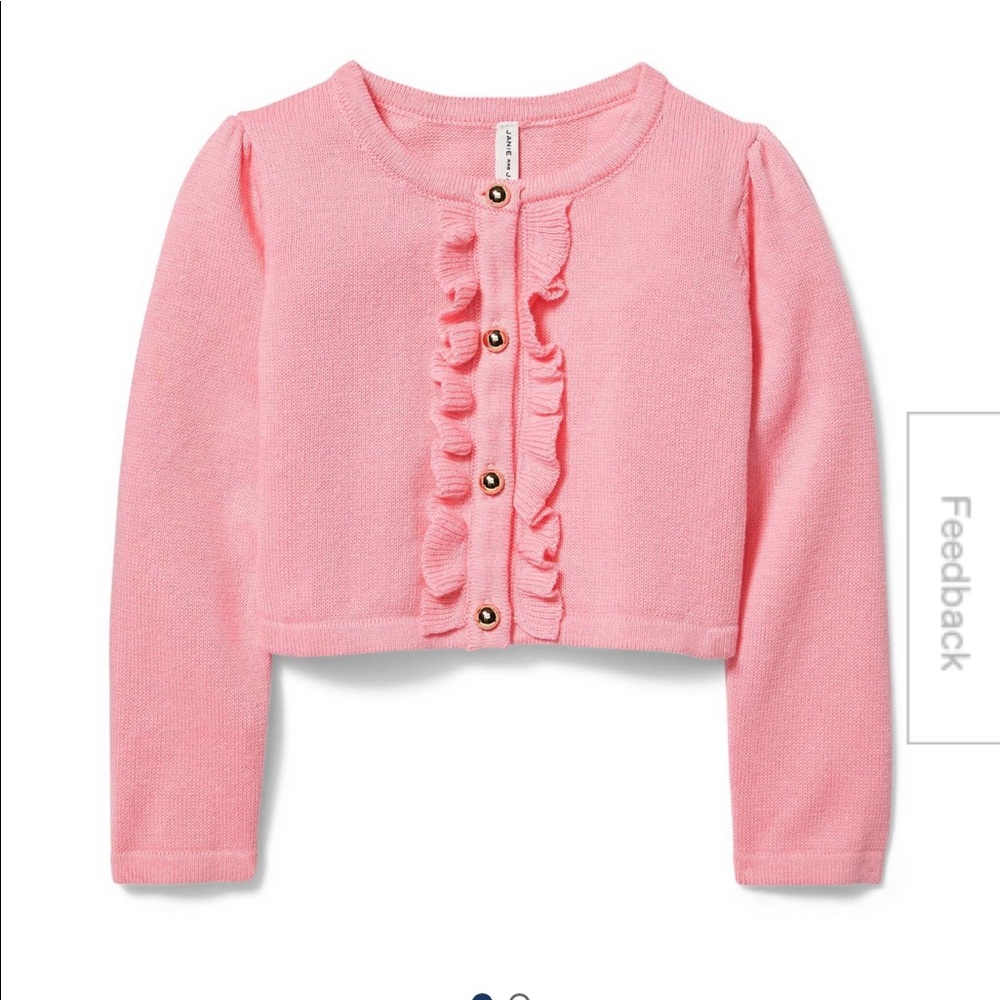 Janie & Jack Pink Cardigan 12-18 months